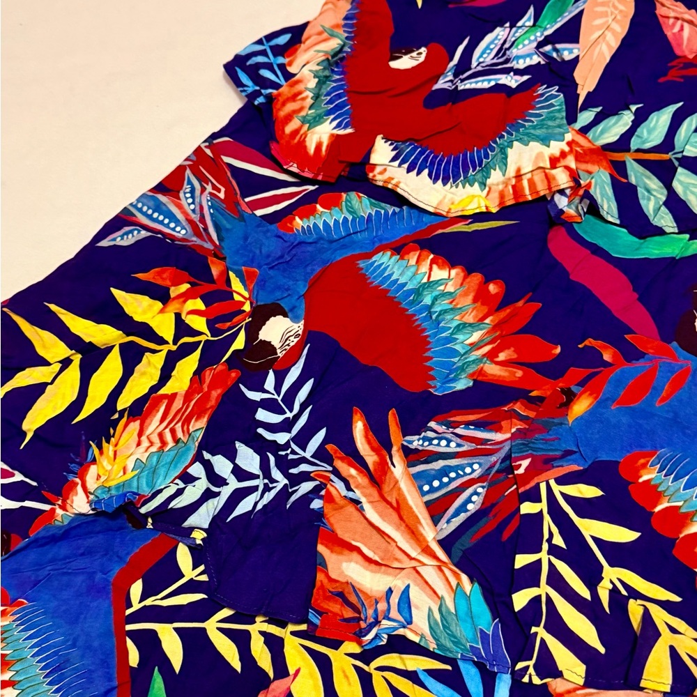 FARM Rio x Anthropologie Fatima Tiered Parrot Skirt - Picture 5 of 6